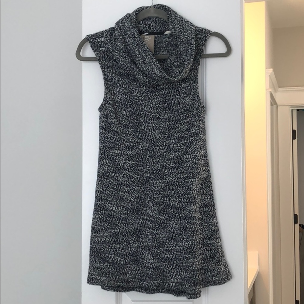 Anthropologie Sleeveless cowl neck knit top